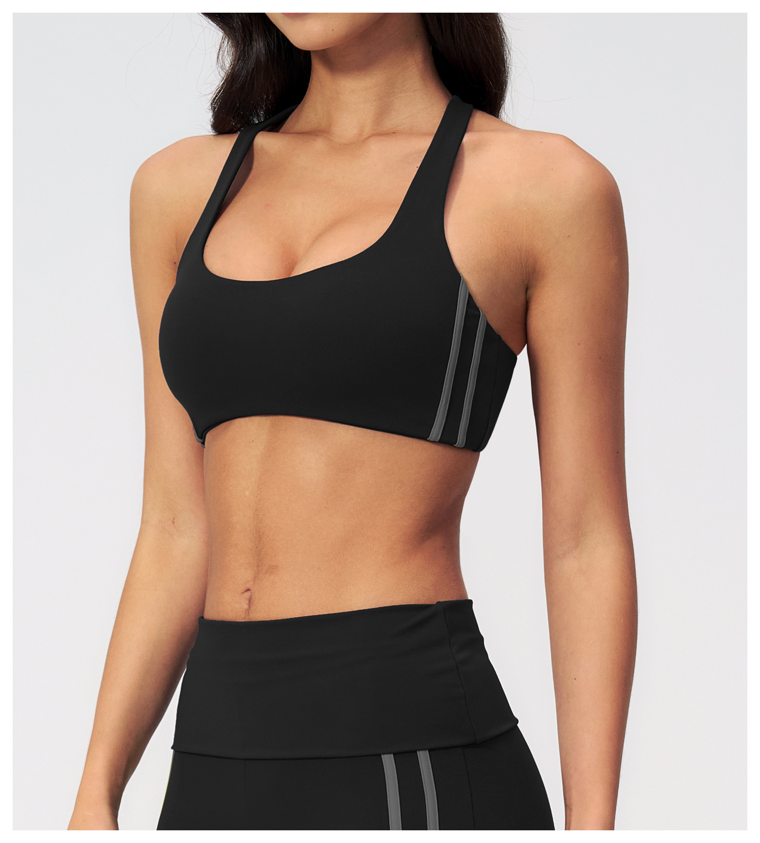 Yoga Fitness Up - Gym Bras Cross Shoulder Straps Sports