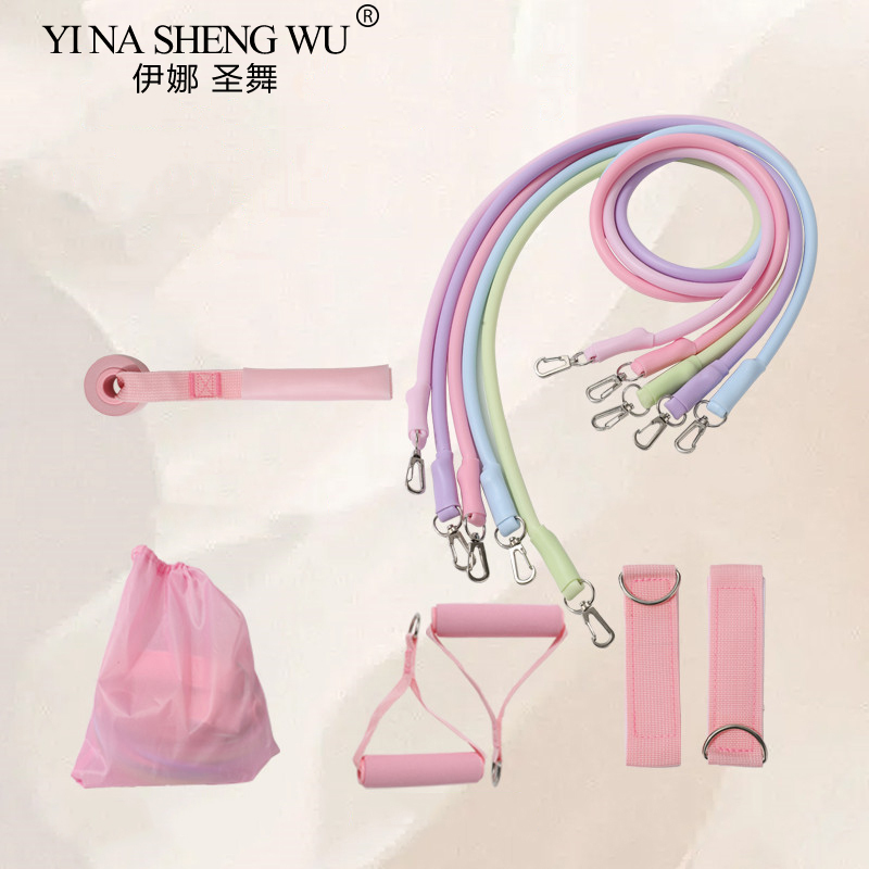 Yoga Pedal Puller Fitness Equipment - Ankle Straps Resistance Bands Set Fitness