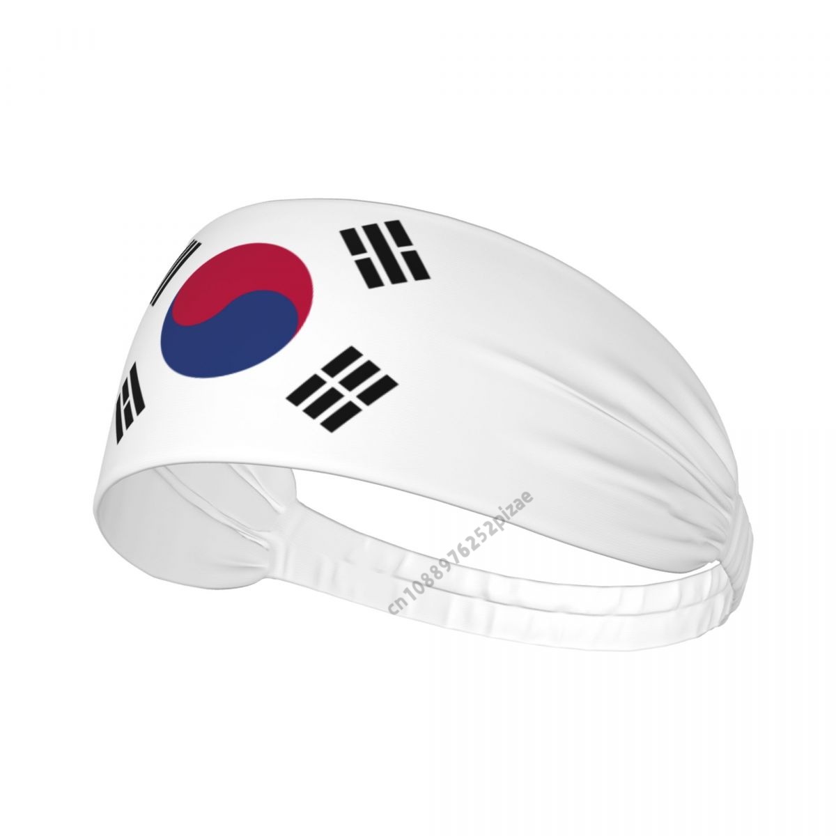 Yoga Fitness Band - South Korea Flag Men Women Bands
