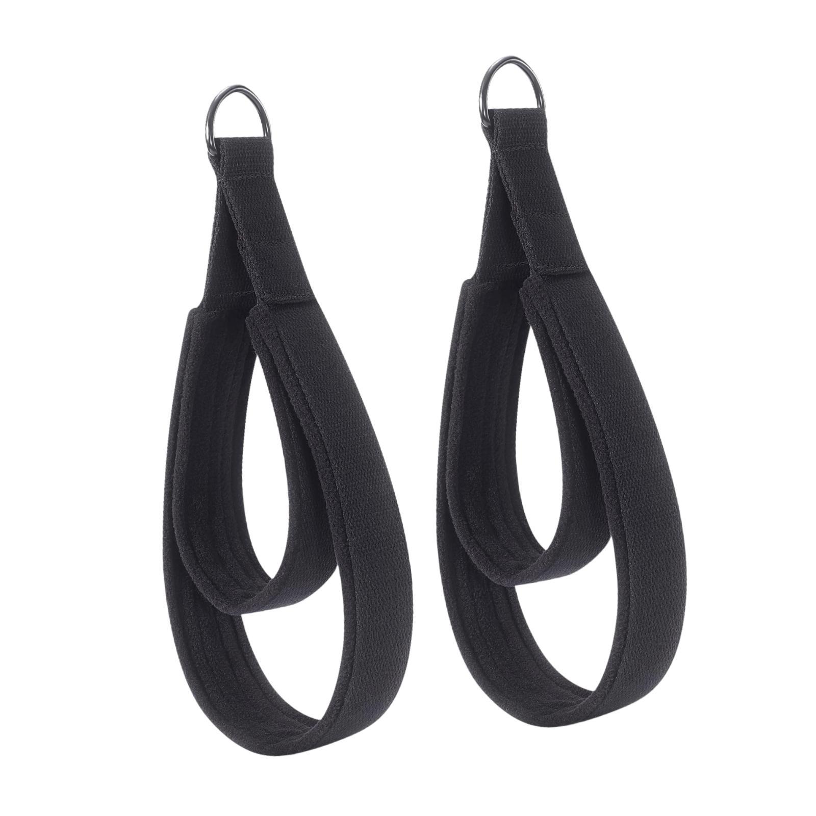 Yoga Fitness Reformer - 2x D Rings Straps Nonslip Pilate