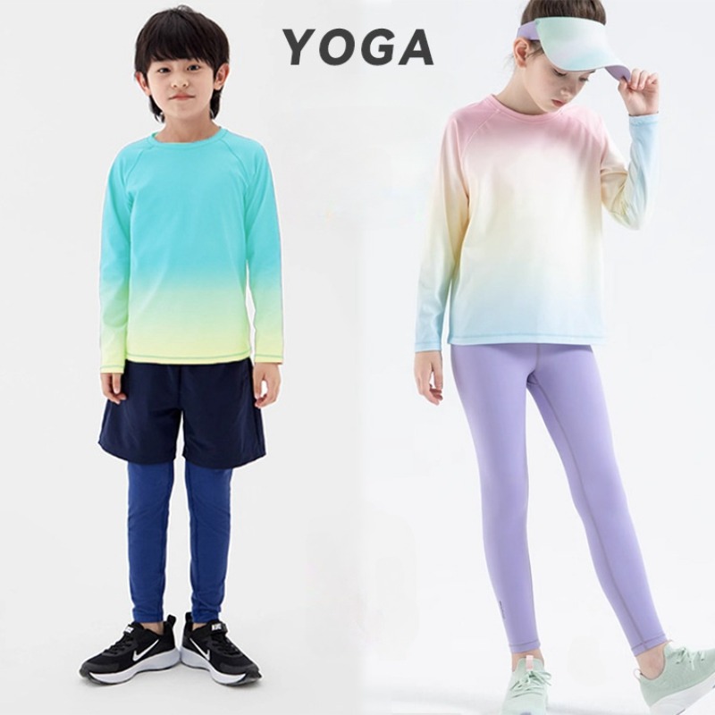 Children's Yoga Shirts Long Sl - đánh giá và giá Yoga Fitness Girl