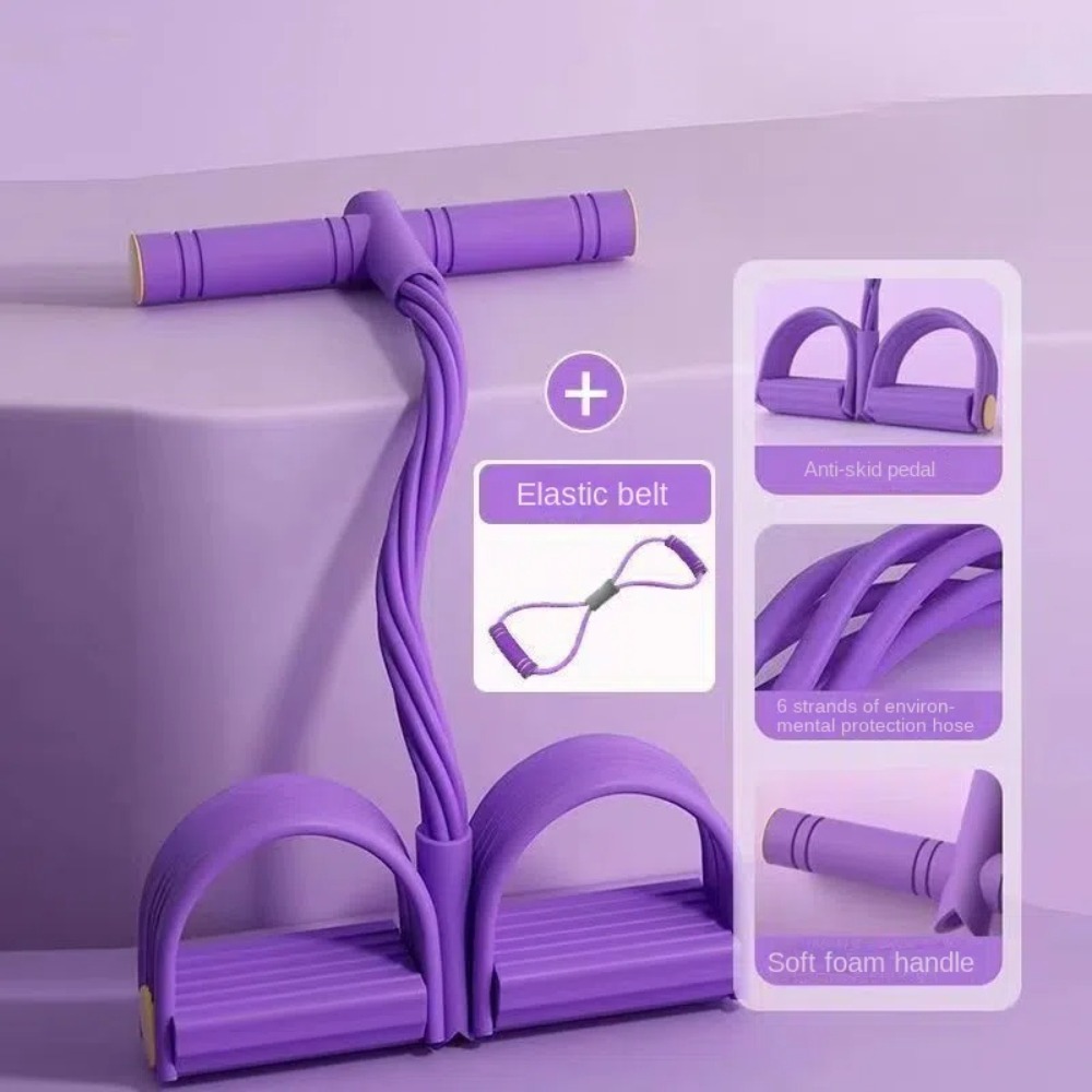 6-Tube Resistance Bands Set wi - đánh giá và giá Yoga Pedal Puller Fitness Equipment