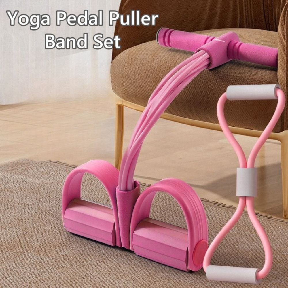 6-Tube Resistance Bands Set wi - đánh giá và giá Yoga Pedal Puller Fitness Equipment