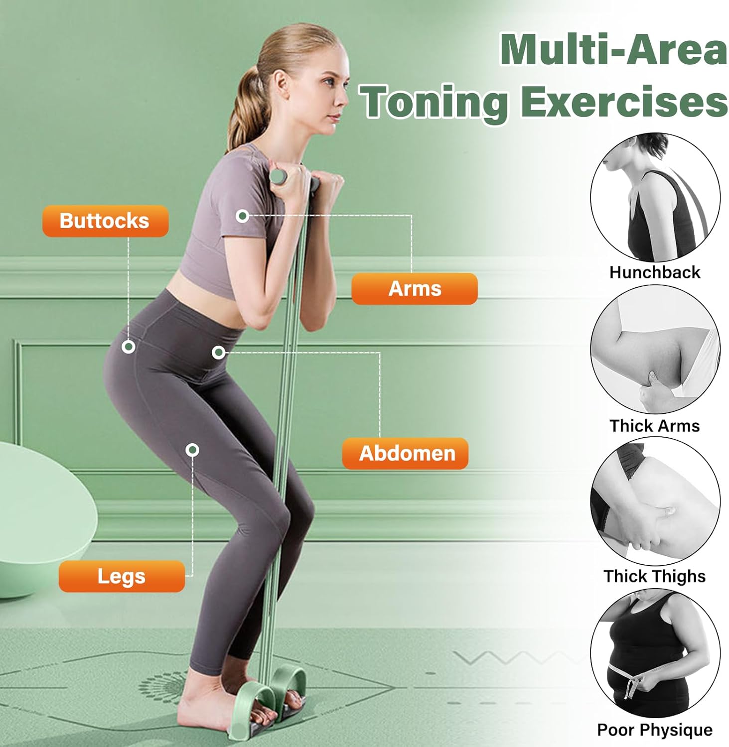 6 Tubes Natural Rubber Pedal R - đánh giá và giá Yoga Pedal Puller Fitness Equipment