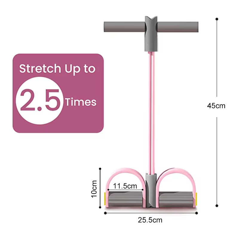 4-Tube Resistance Bands Yoga P - đánh giá và giá Yoga Pedal Puller Fitness Equipment