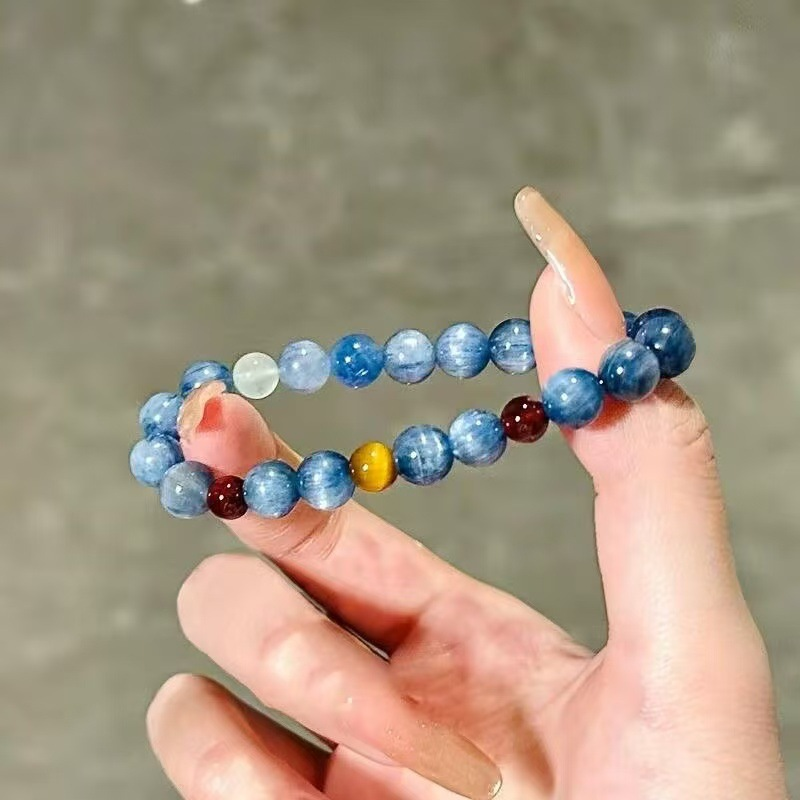 Garnet Kyanite Beaded Bracelet - đánh giá và giá Yoga Fitness Tracker