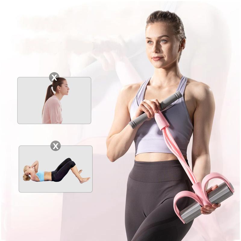 4/6/8 Tube Resistance Bands Yo - đánh giá và giá Yoga Pedal Puller Fitness Equipment