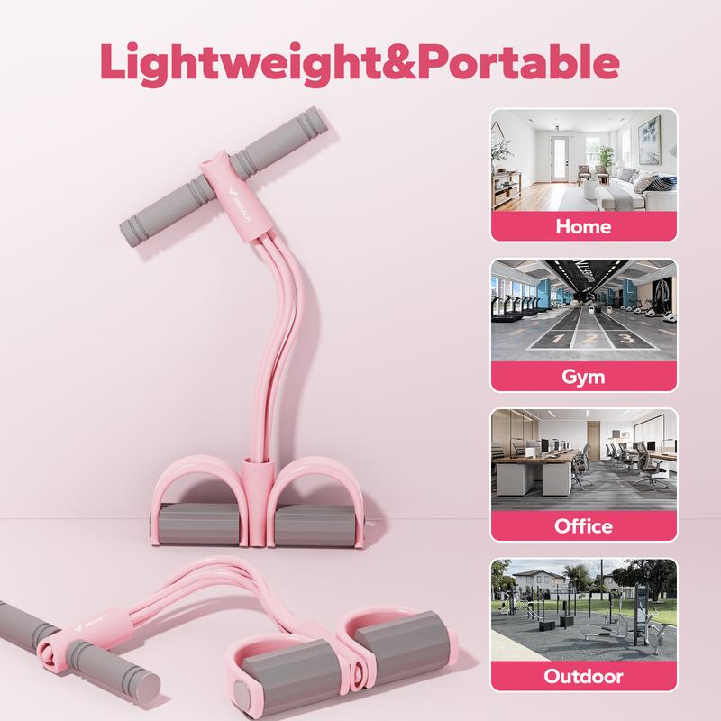 4/6/8 Tube Resistance Bands Yo - đánh giá và giá Yoga Pedal Puller Fitness Equipment