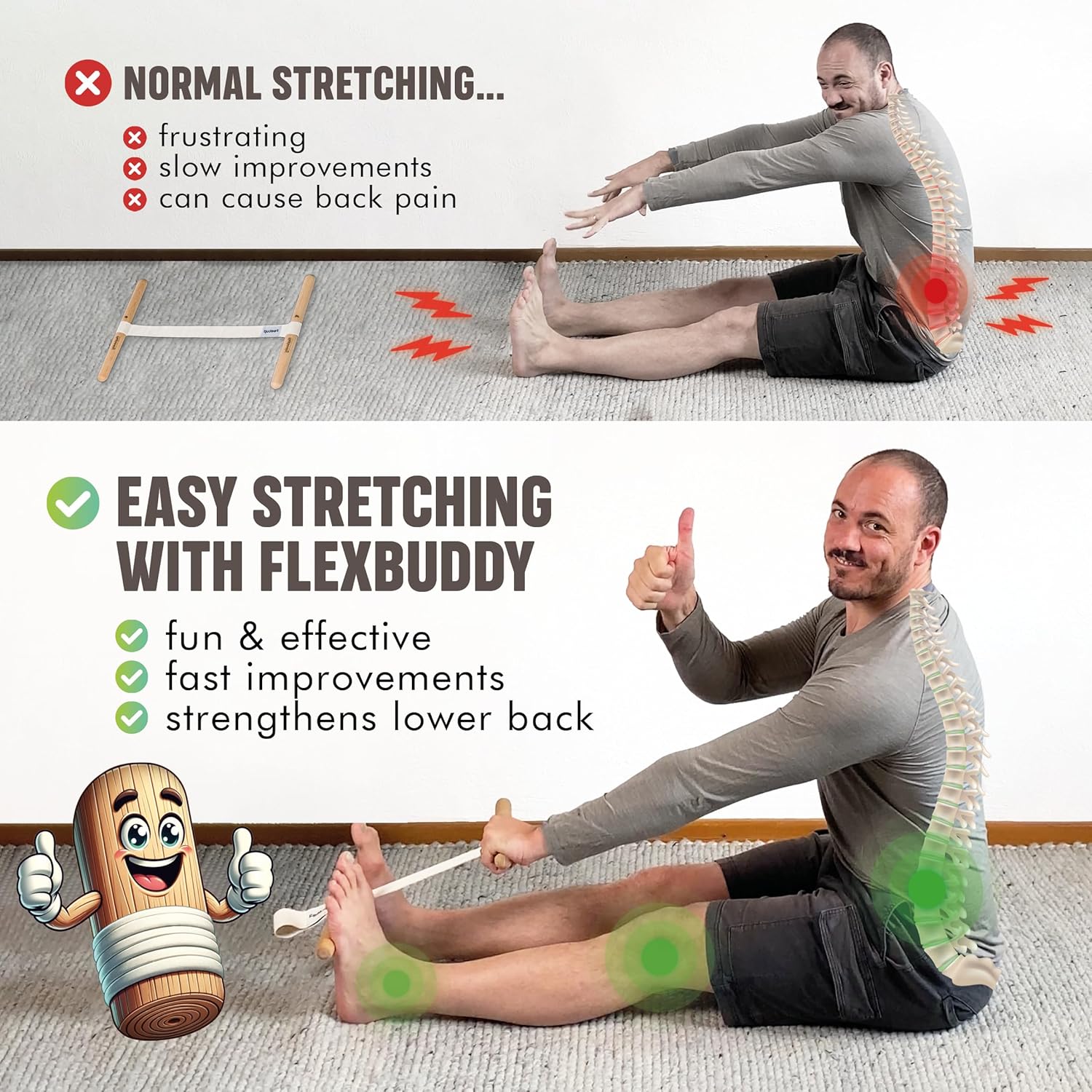 Hamstring Stretcher Adjustable - đánh giá và giá Yoga Fitness Stretching