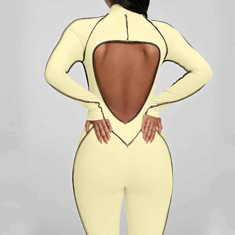 Sanding Yoga Jumpsuit Hollow-O - đánh giá và giá Yoga Fitness Girl