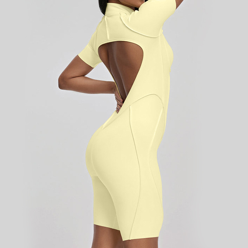 Sanding Yoga Jumpsuit Hollow-O - đánh giá và giá Yoga Fitness Girl