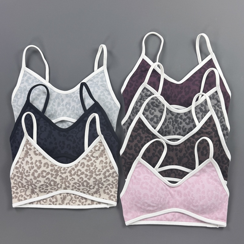 Sports Bra Women Leopard Print - đánh giá và giá Yoga Fitness Stretching