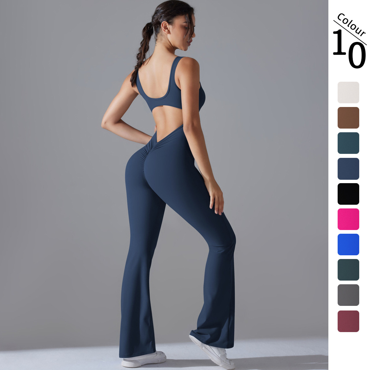 Sexy Back V Jumpsuit Gym Set W - đánh giá và giá Yoga Fitness Stretching