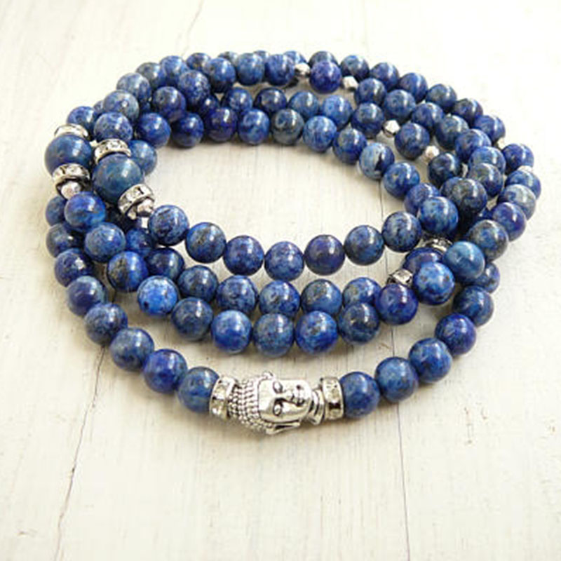108 Mala Vòng Cổ Đá Fluorite 1 - đánh giá và giá Yoga Fitness Tracker
