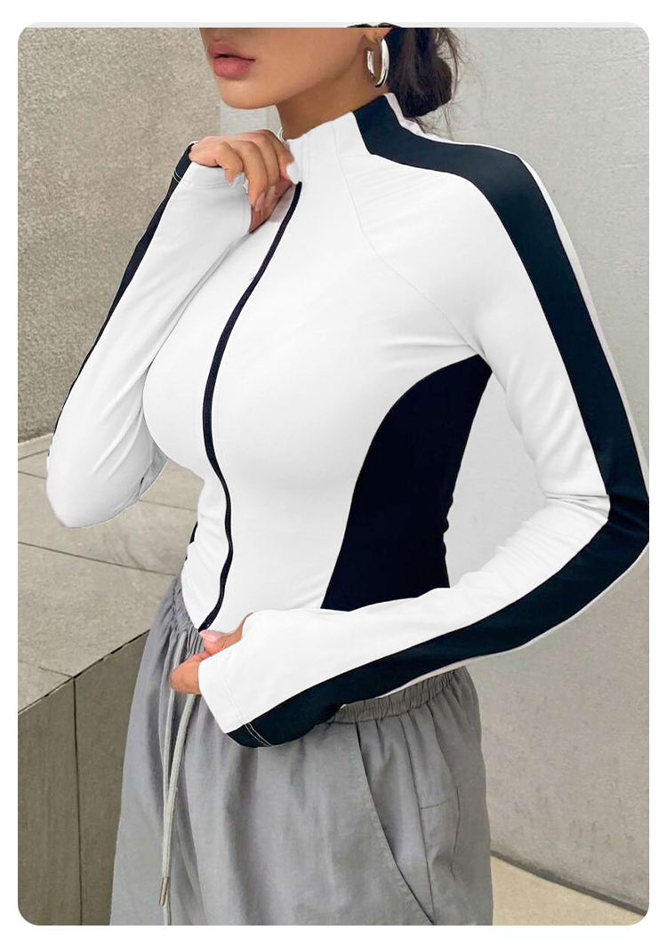 Yoga Clothes Stand Up Collar J - đánh giá và giá Fitness Yoga & Kickfit