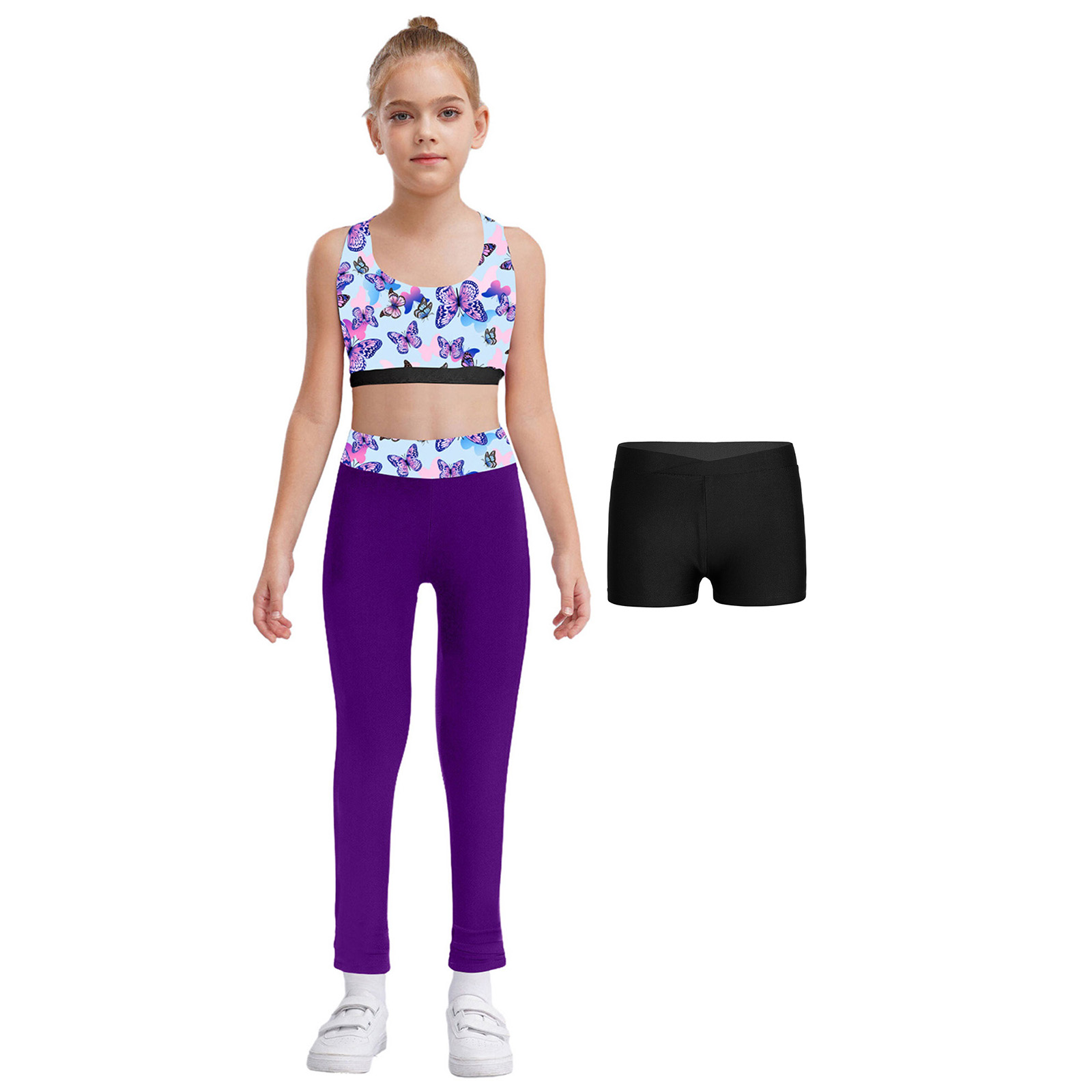 Children's Three Piece Fitness - đánh giá và giá Yoga Fitness Girl