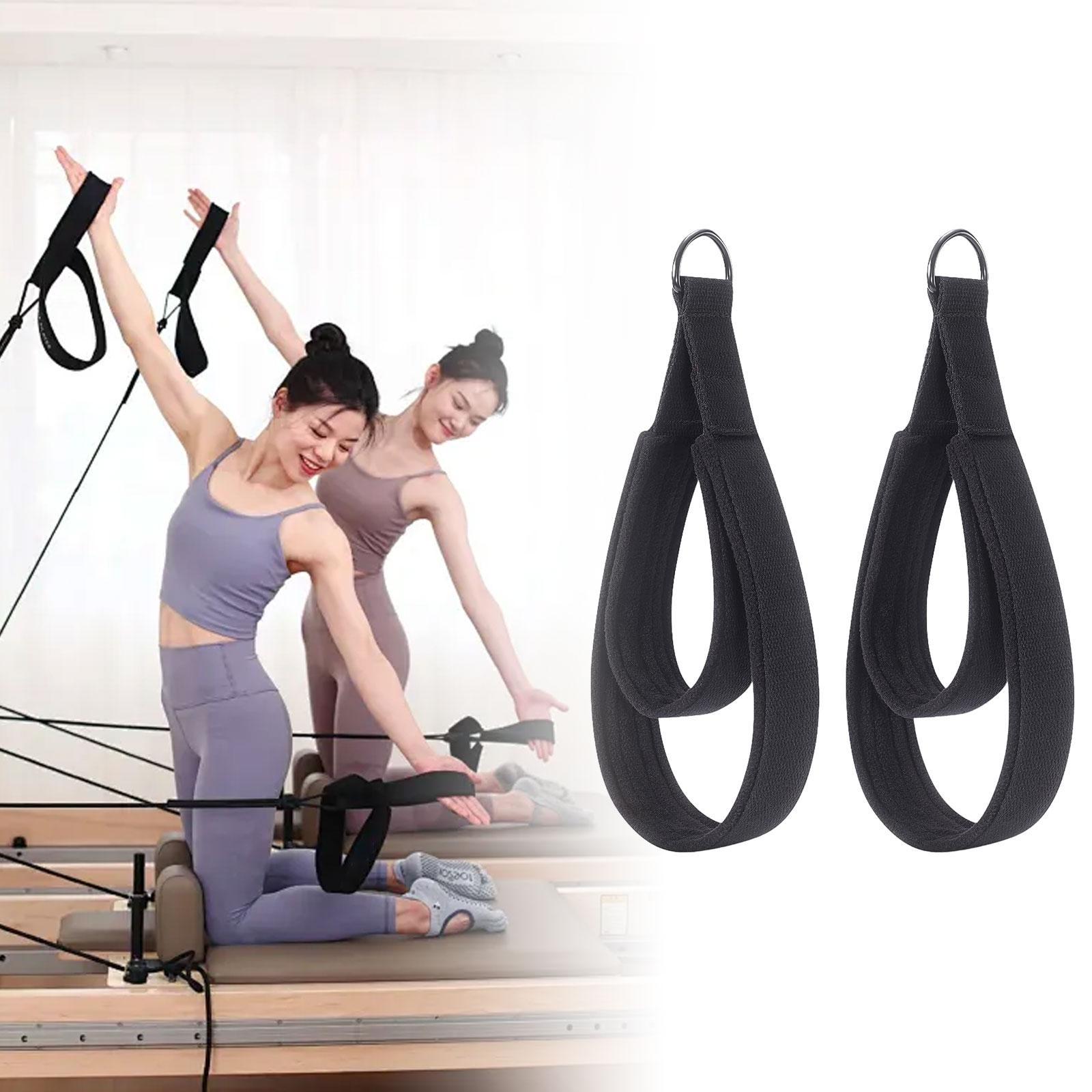 2x D Rings Straps Nonslip Pila - đánh giá và giá Yoga Fitness Reformer