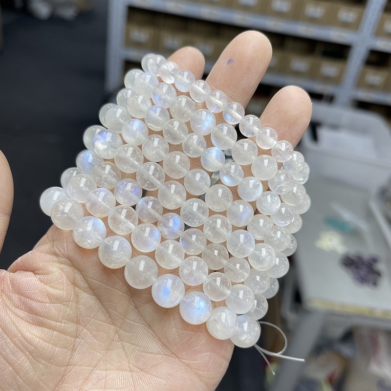 JD Natural Blue Moonstone Roun - đánh giá và giá Yoga Fitness Tracker