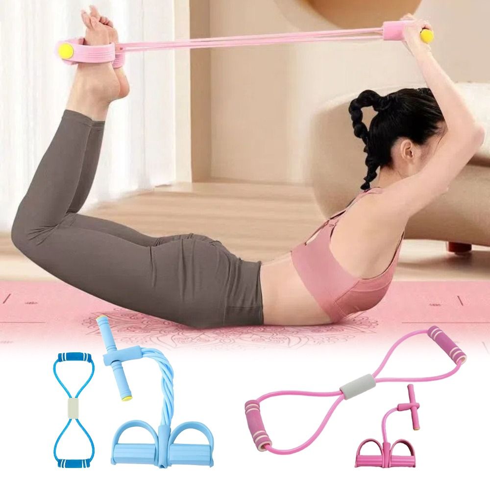 6-Tube Resistance Bands Fitnes - đánh giá và giá Yoga Pedal Puller Fitness Equipment