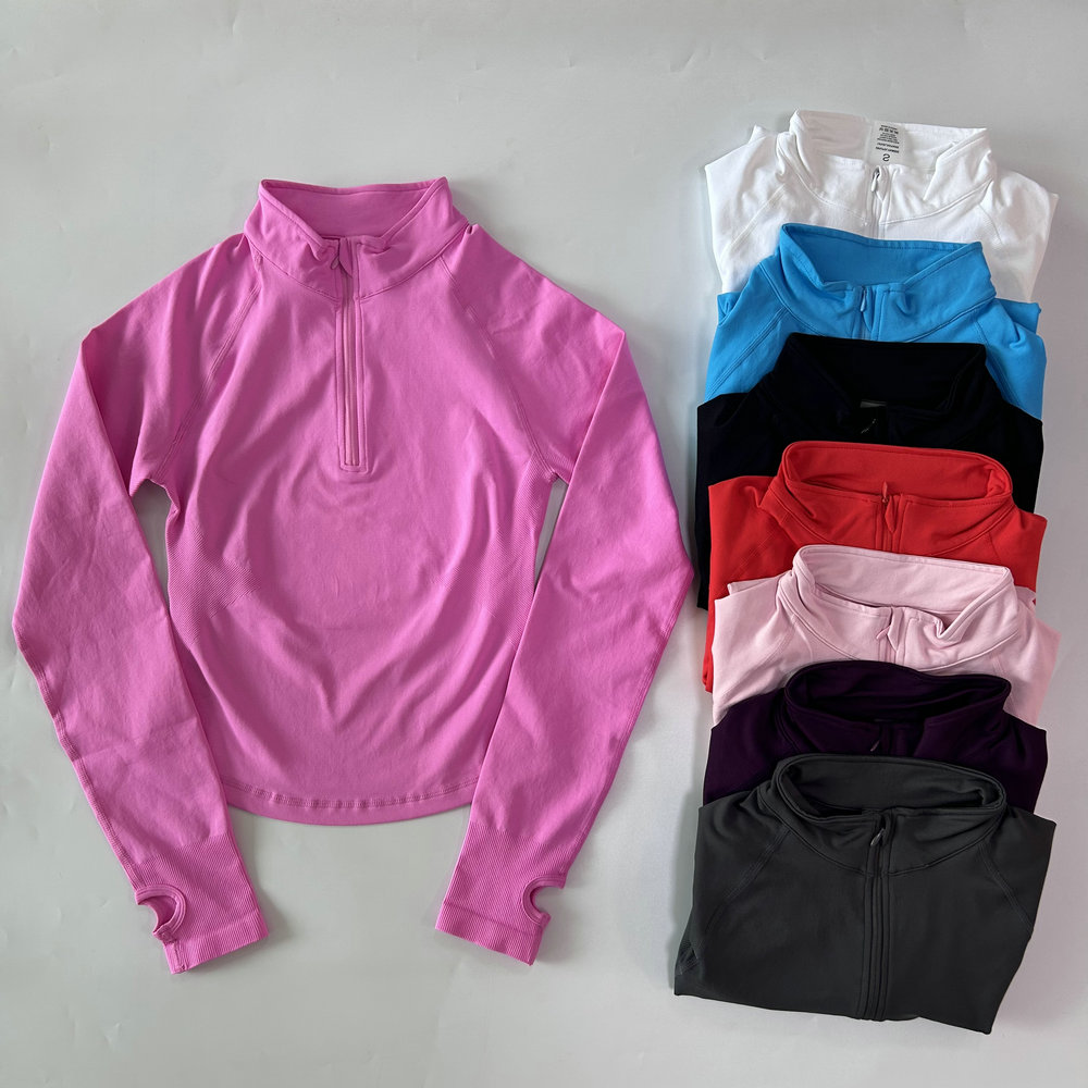 No Logo Yoga Jacket With Half  - đánh giá và giá Fitness Yoga & Kickfit