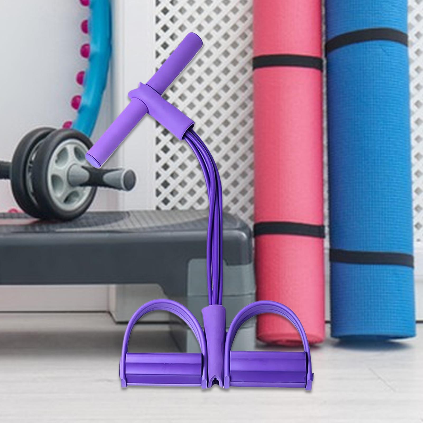 Resistance Bands 4-Tube Yoga P - đánh giá và giá Yoga Pedal Puller Fitness Equipment