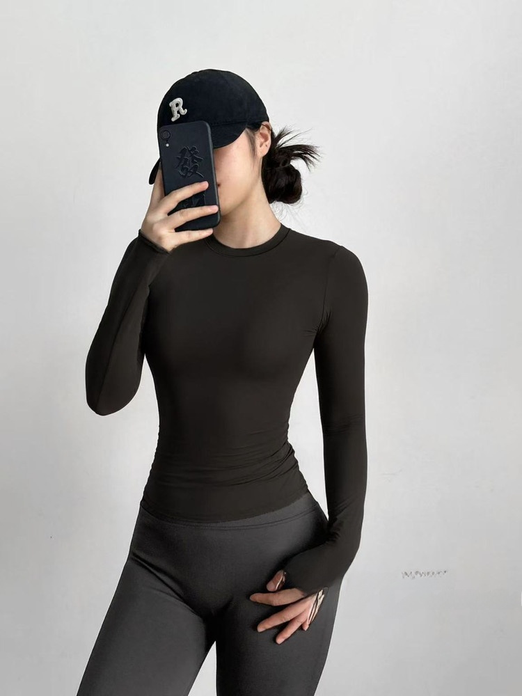 Slim Fit Long Sleeve Yoga Fitn - đánh giá và giá Yoga Fitness Girl
