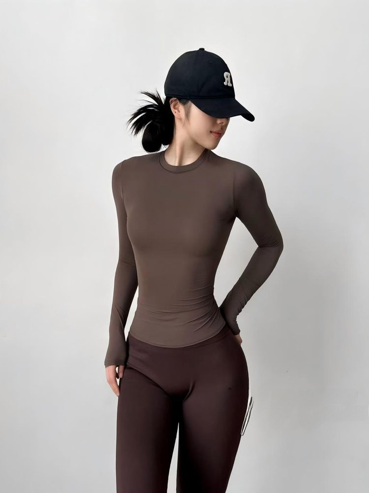 Slim Fit Long Sleeve Yoga Fitn - đánh giá và giá Yoga Fitness Girl